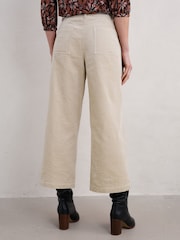 Seasalt Cornwall Natural Asphodel Trousers - Image 2 of 5