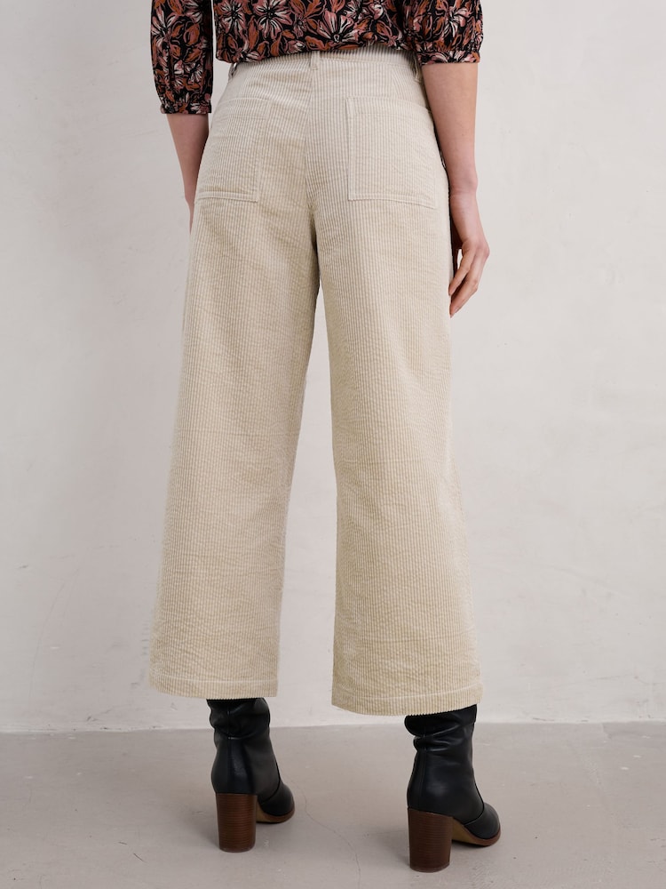 Seasalt Cornwall Natural Asphodel Trousers - Image 2 of 5