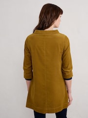 Seasalt Cornwall Yellow Sail By The Stars Needlecord Tunic - Image 3 of 5