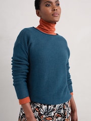 Seasalt Cornwall Blue Fruity Jumper - Image 1 of 5