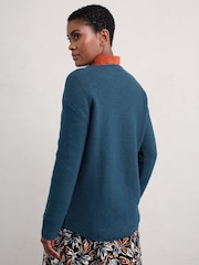 Seasalt Cornwall Blue Fruity Jumper - Image 2 of 5