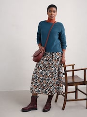Seasalt Cornwall Blue Fruity Jumper - Image 3 of 5