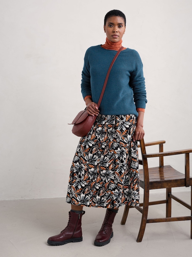 Seasalt Cornwall Blue Fruity Jumper - Image 3 of 5