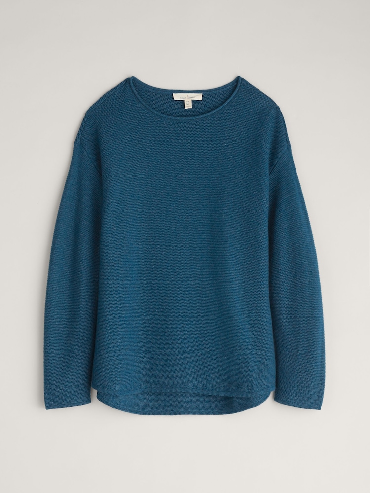 Seasalt Cornwall Blue Fruity Jumper - Image 4 of 5