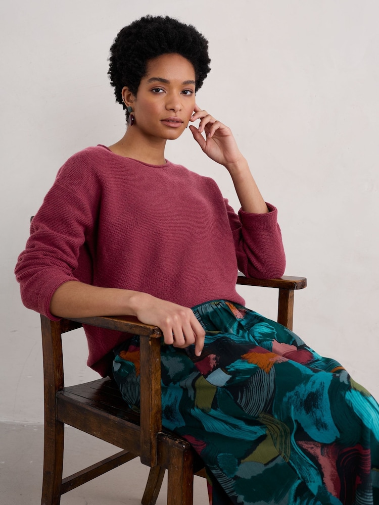 Seasalt Cornwall Pink Fruity Jumper - Image 1 of 5