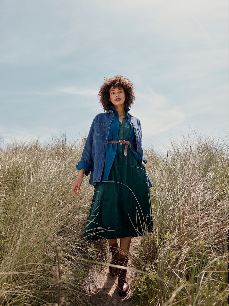 Seasalt Cornwall Teal Blue Wightwick Dress - Image 2 of 7