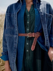 Seasalt Cornwall Teal Blue Wightwick Dress - Image 4 of 7