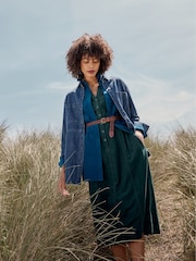 Seasalt Cornwall Teal Blue Wightwick Dress - Image 5 of 7