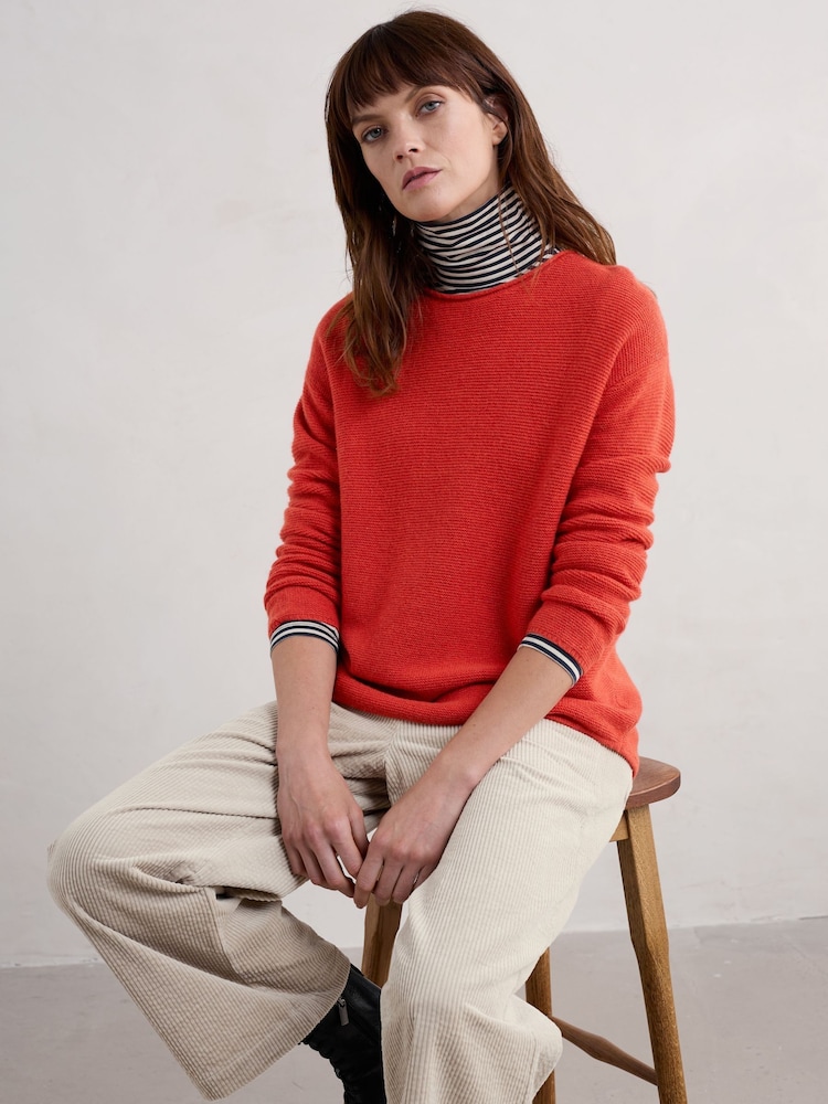 Seasalt Cornwall Red Fruity Jumper - Image 1 of 5 Seasalt Cornwall Red Fruity Jumper - Image 1 of 5