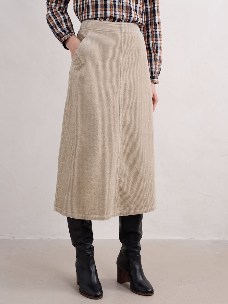 Seasalt Cornwall Natural Window Wren Skirt - Image 1 of 5