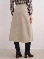 Seasalt Cornwall Natural Window Wren Skirt - Image 2 of 5