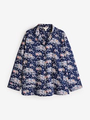Seasalt Cornwall Navy Blue 100% Cotton View Point Pyjamas - Image 5 of 7