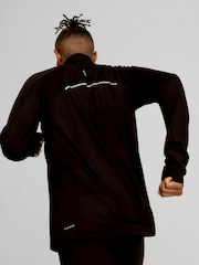 Puma Black Mens Run Cloudspun Quarter Zip Top - Image 5 of 6