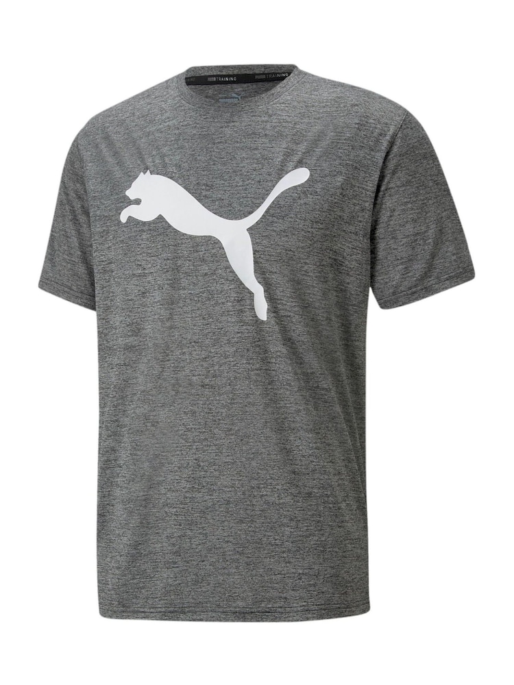 Puma Grey Mens Favourite Heather Cat Training T-Shirt - Image 6 of 6