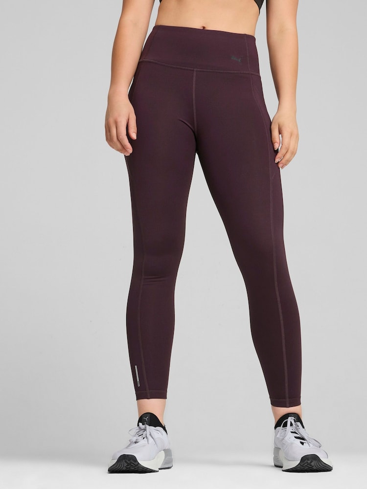 Puma Purple Womens Favourite Forever High Waist 7/8 Training Leggings - Image 1 of 7