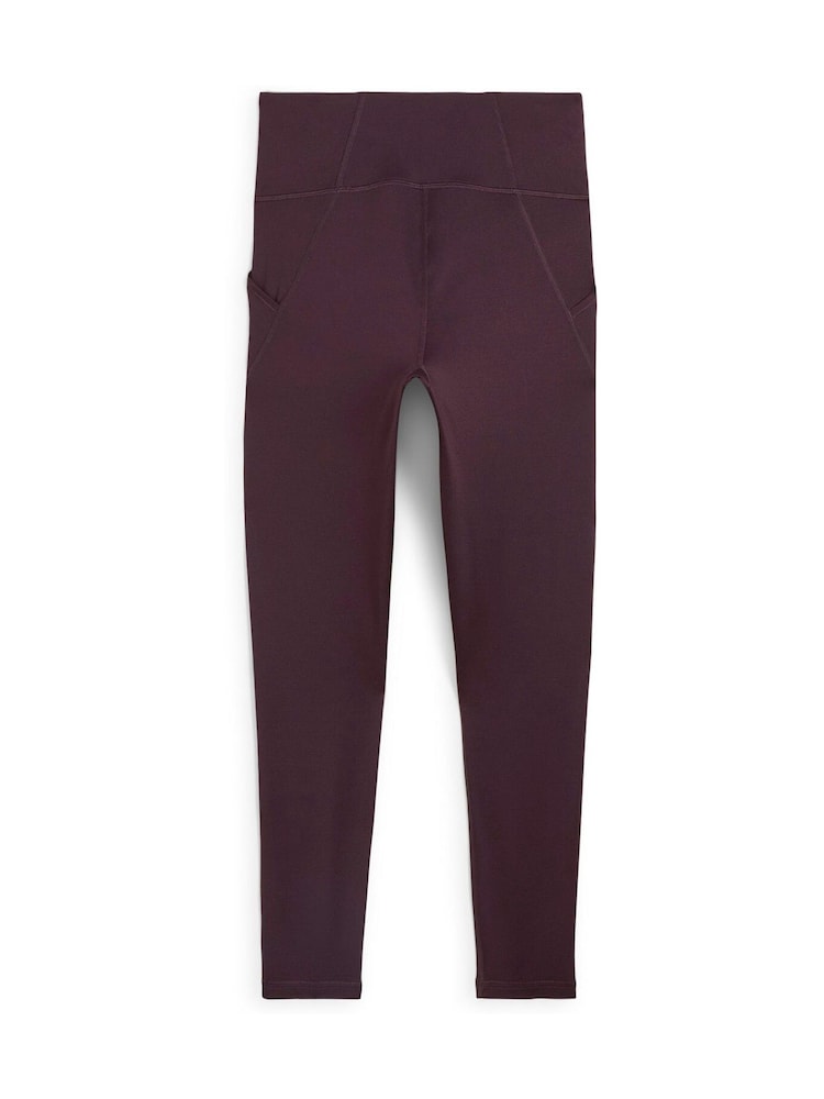 Puma Purple Womens Favourite Forever High Waist 7/8 Training Leggings - Image 7 of 7