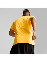 Puma Orange Mens Run Cloudspun Short Sleeve Running Top - Image 3 of 6