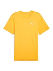 Puma Orange Mens Run Cloudspun Short Sleeve Running Top - Image 6 of 6