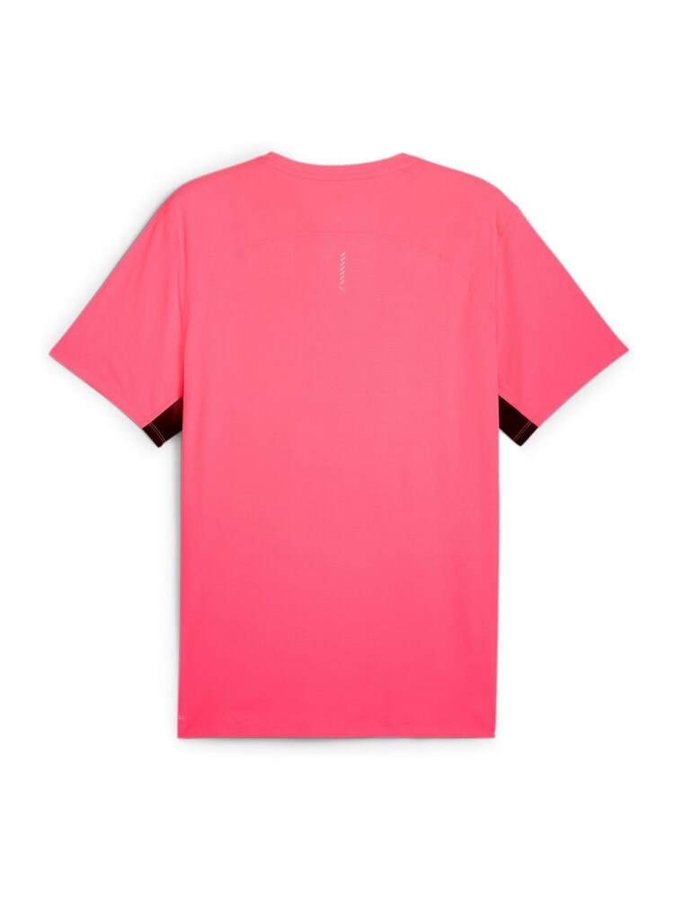 Puma Pink Mens Run Favorite T-Shirt - Image 4 of 4