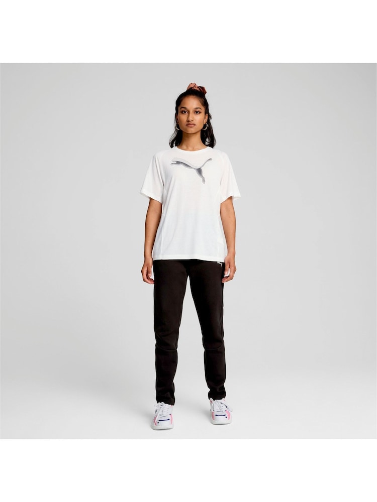 Puma Dark Black Womens EVOSTRIPE Pants - Image 6 of 6