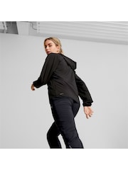Puma Black Womens RUN FAVOURITE Hood Woven Jacket - Image 2 of 6