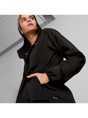 Puma Black Womens RUN FAVOURITE Hood Woven Jacket - Image 4 of 6