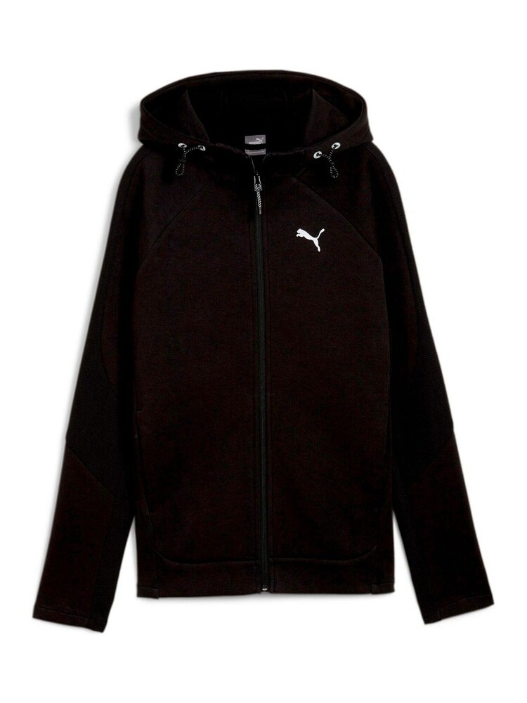 Puma Blue Navy Womens EVOSTRIPE Full Zip Hoodie - Image 6 of 6