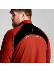 Puma Red Mens RUN CLOUDSPUN Quarter Zip Top - Image 4 of 7