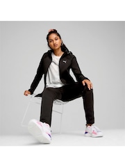 Puma Black Womens EVOSTRIPE Full Zip Hoodie - Image 3 of 6