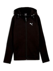Puma Black Womens EVOSTRIPE Full Zip Hoodie - Image 6 of 6