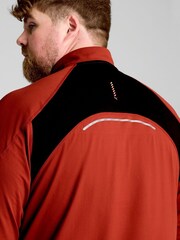 Puma Red Mens Run Cloudspun Quarter Zip Top - Image 5 of 6