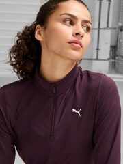 Puma Purple Run Favourite Quarter-Zip Running Sweat Top - Image 4 of 7