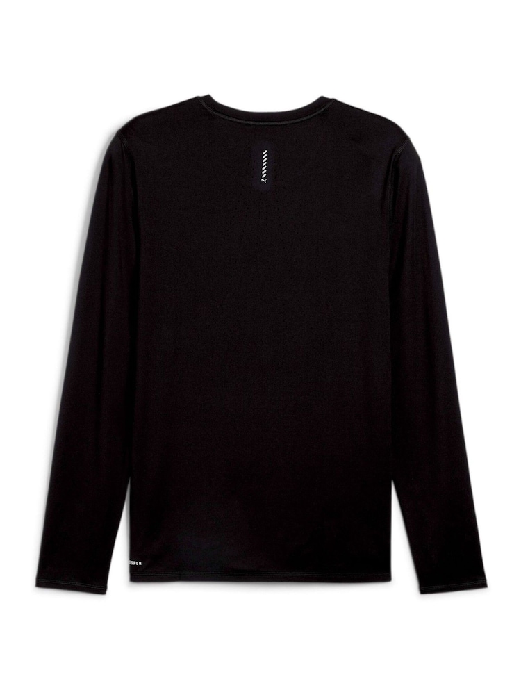 Puma Black Mens Run Cloudspun Long Sleeve Running T-Shirt - Image 5 of 5