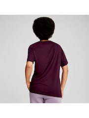 Puma Purple Womens EVOSTRIPE T-Shirt - Image 2 of 4