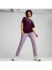 Puma Purple Womens EVOSTRIPE T-Shirt - Image 3 of 4