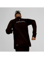 Puma Black Mens Run Cloudspun Quarter Zip Top - Image 2 of 5