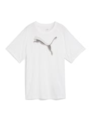 Puma White Womens EVOSTRIPE T-Shirt - Image 3 of 4