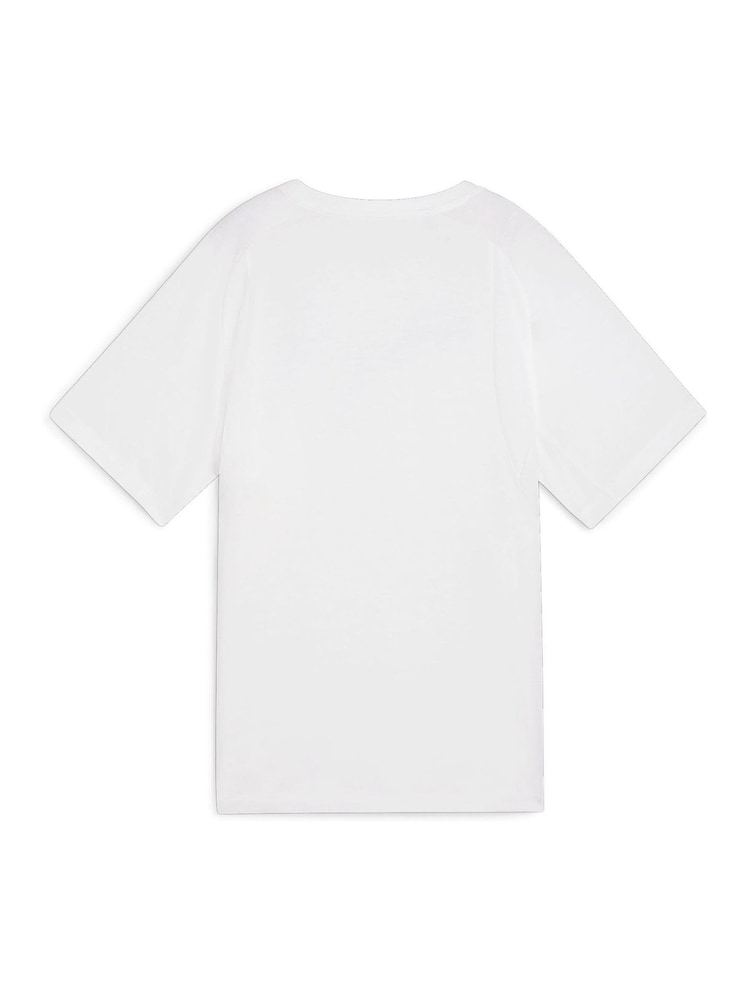 Puma White Womens EVOSTRIPE T-Shirt - Image 4 of 4