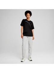 Puma Grey Womens EVOSTRIPE Pants - Image 3 of 6