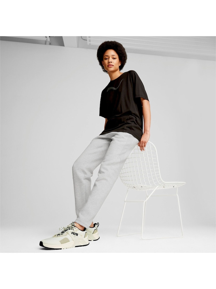 Puma Grey Womens EVOSTRIPE Pants - Image 4 of 6
