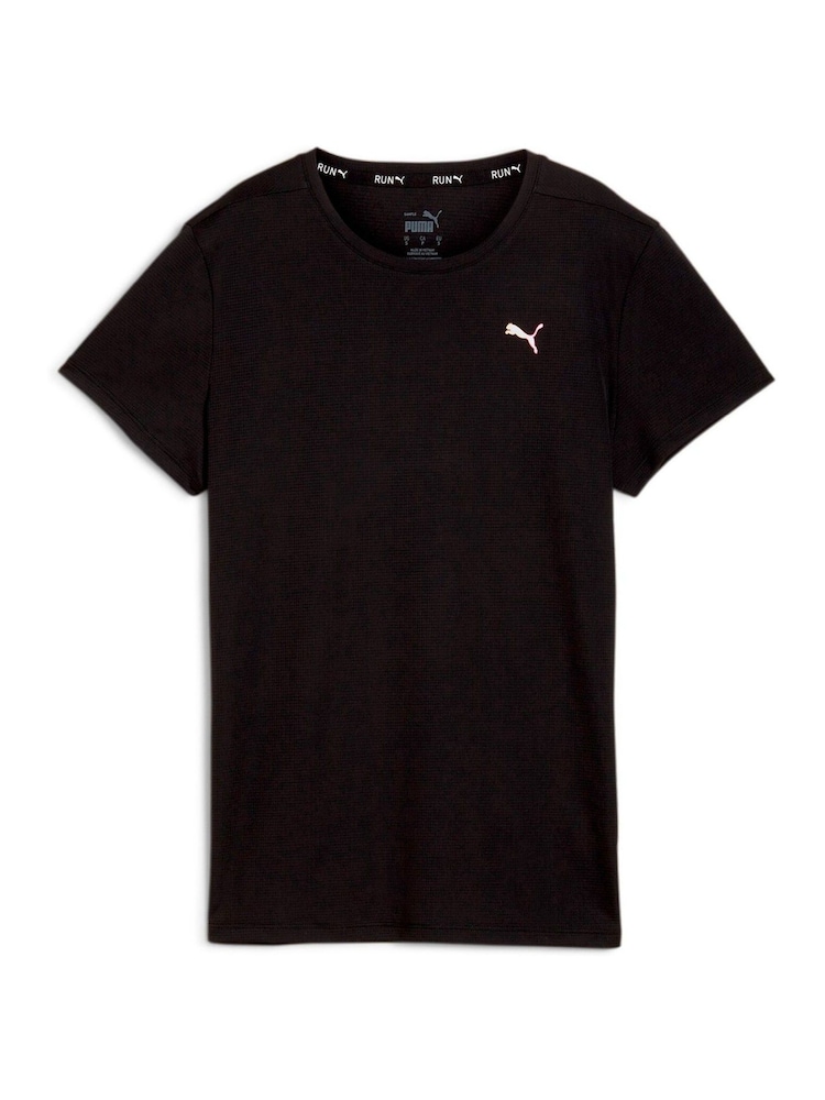 Puma Black Womens Run Fav Graphic T-Shirt - Image 2 of 3