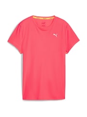 Puma Pink Womens Run Favorite T-Shirt - Image 6 of 7