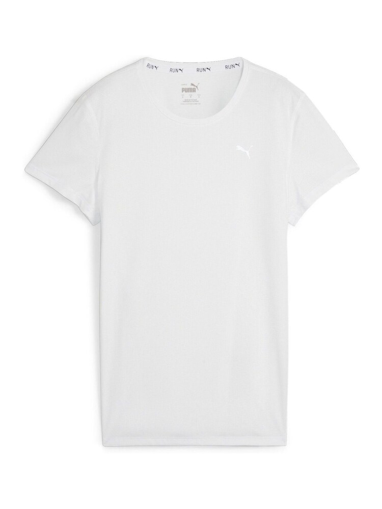 Puma White Womens Run Favorite T-Shirt - Image 1 of 2
