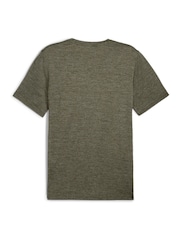 Puma Green Mens Favourite Heather Cat Training T-Shirt - Image 2 of 2