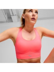 Puma Pink Womens Power Breathe Run Bra - Image 3 of 5