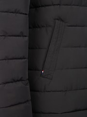 U.S. Polo Assn Black U.S. Polo Assn. Boys Lightweight Quilt Hooded Puffer Jacket - Image 10 of 10