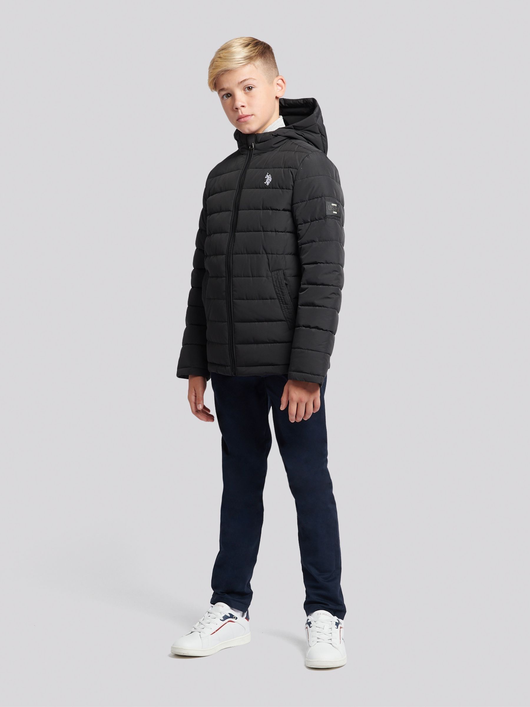 Next：日本 ブラック - U.S. Polo Assn. ダウンジャケット 軽量キルト