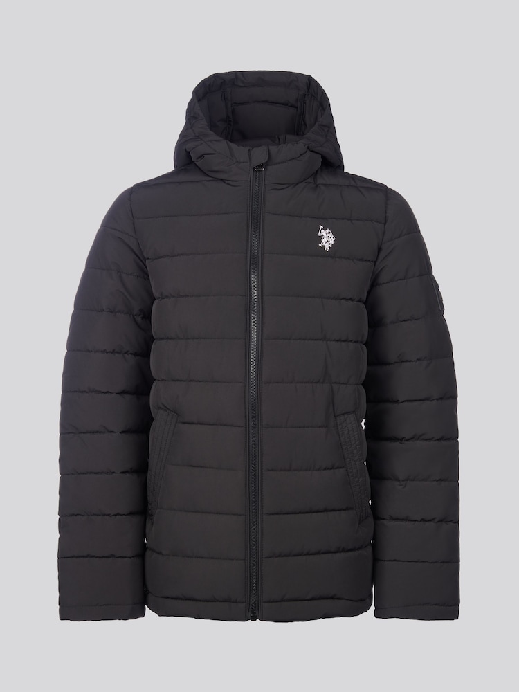 Next：日本 ブラック - U.S. Polo Assn. ダウンジャケット 軽量キルト 