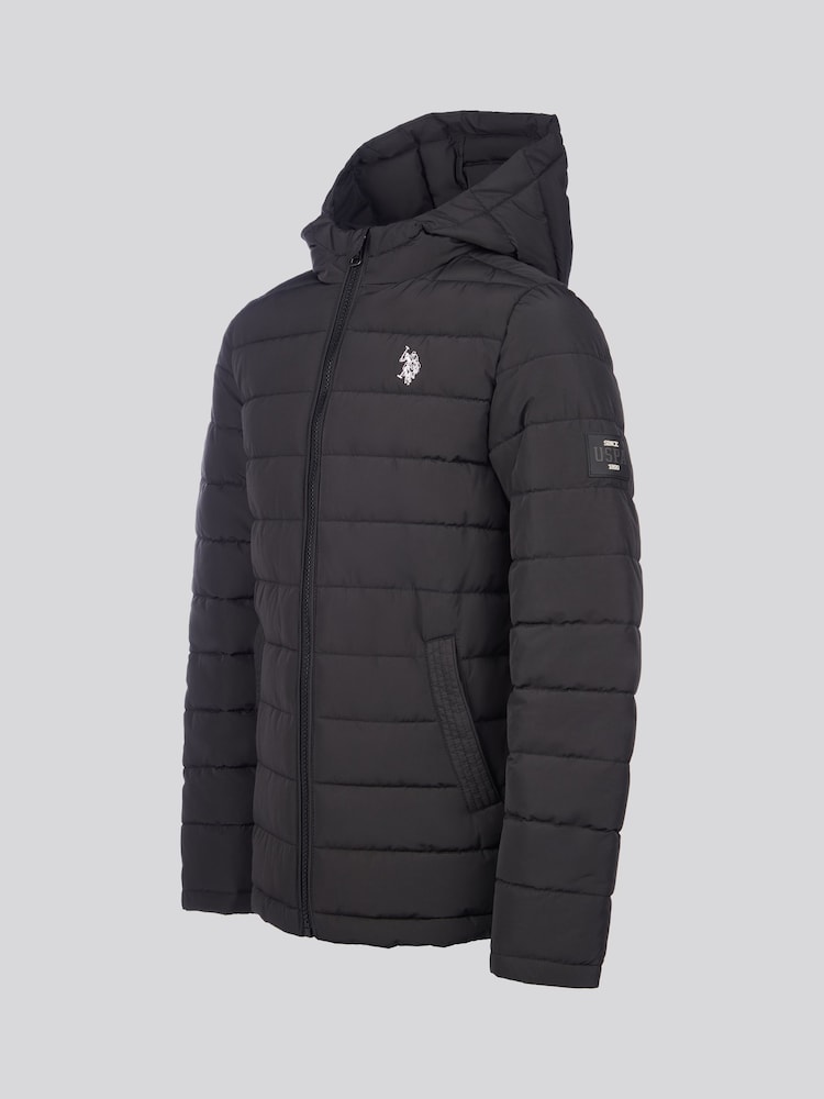 Next：日本 ブラック - U.S. Polo Assn. ダウンジャケット 軽量キルト 