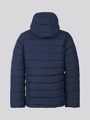 U.S. Polo Assn Dark Blue U.S. Polo Assn. Boys Lightweight Quilt Hooded Puffer Jacket - Image 3 of 6